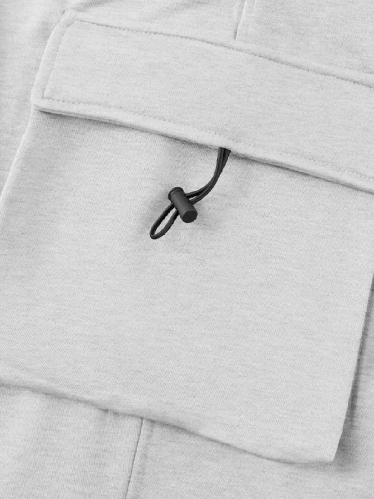 Men's Cargo Sweatpants Drawstring Pocket Elastic Waist Plain Comfort Outdoor Sports Pants, 4 of 5