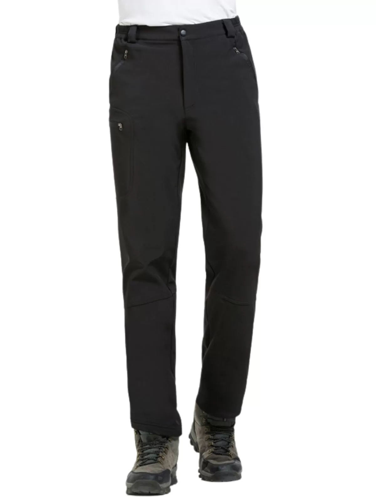 Men's Cargo Pants Outdoor Softshell Fleece Pants Waterproof Thermal Pants, 2 of 2