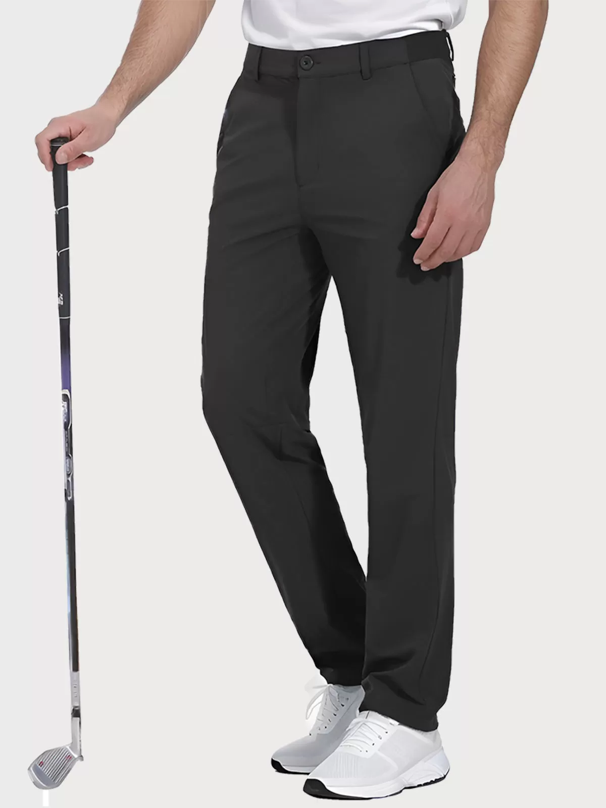 Medium Rise Zipper Fly Skinny Pants, 1 of 5