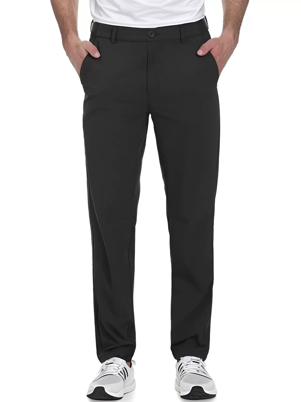 Medium Rise Zipper Fly Skinny Pants, 4 of 5