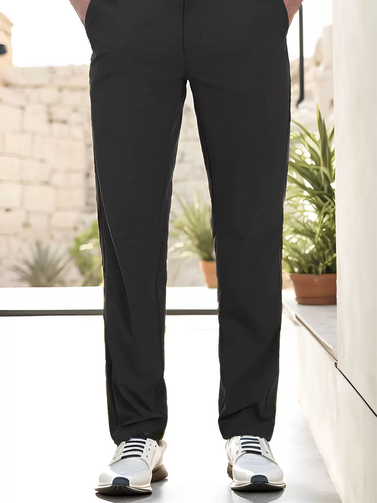 Medium Rise Zipper Fly Skinny Pants, 5 of 5