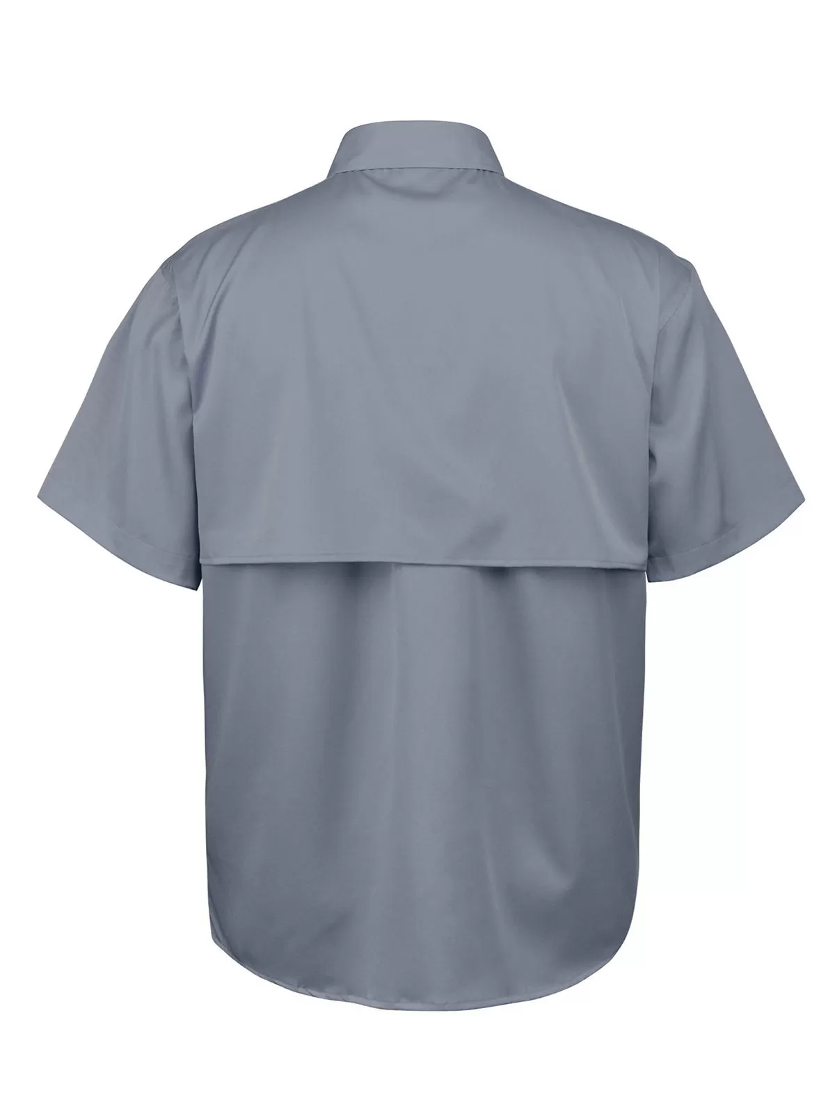 Solid Button Pocket Lapel Short Sleeve Shirt, 2 of 6