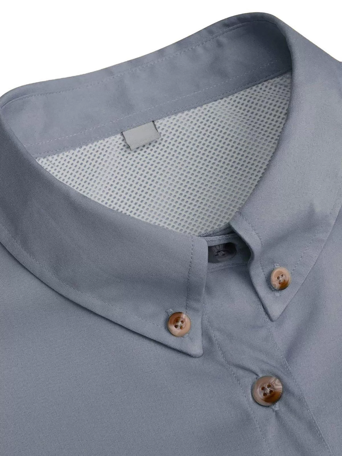 Solid Button Pocket Lapel Short Sleeve Shirt, 4 of 6