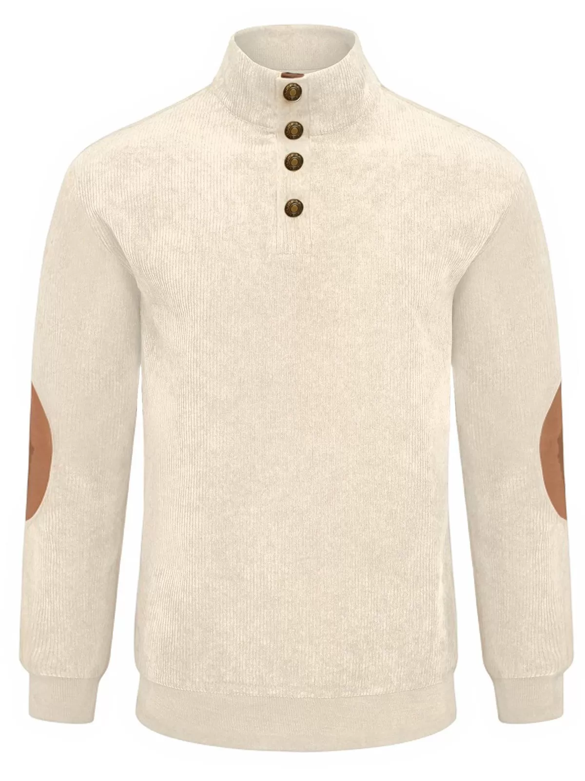 Half-open Collar Pullover Sweatshirt, 1 of 6