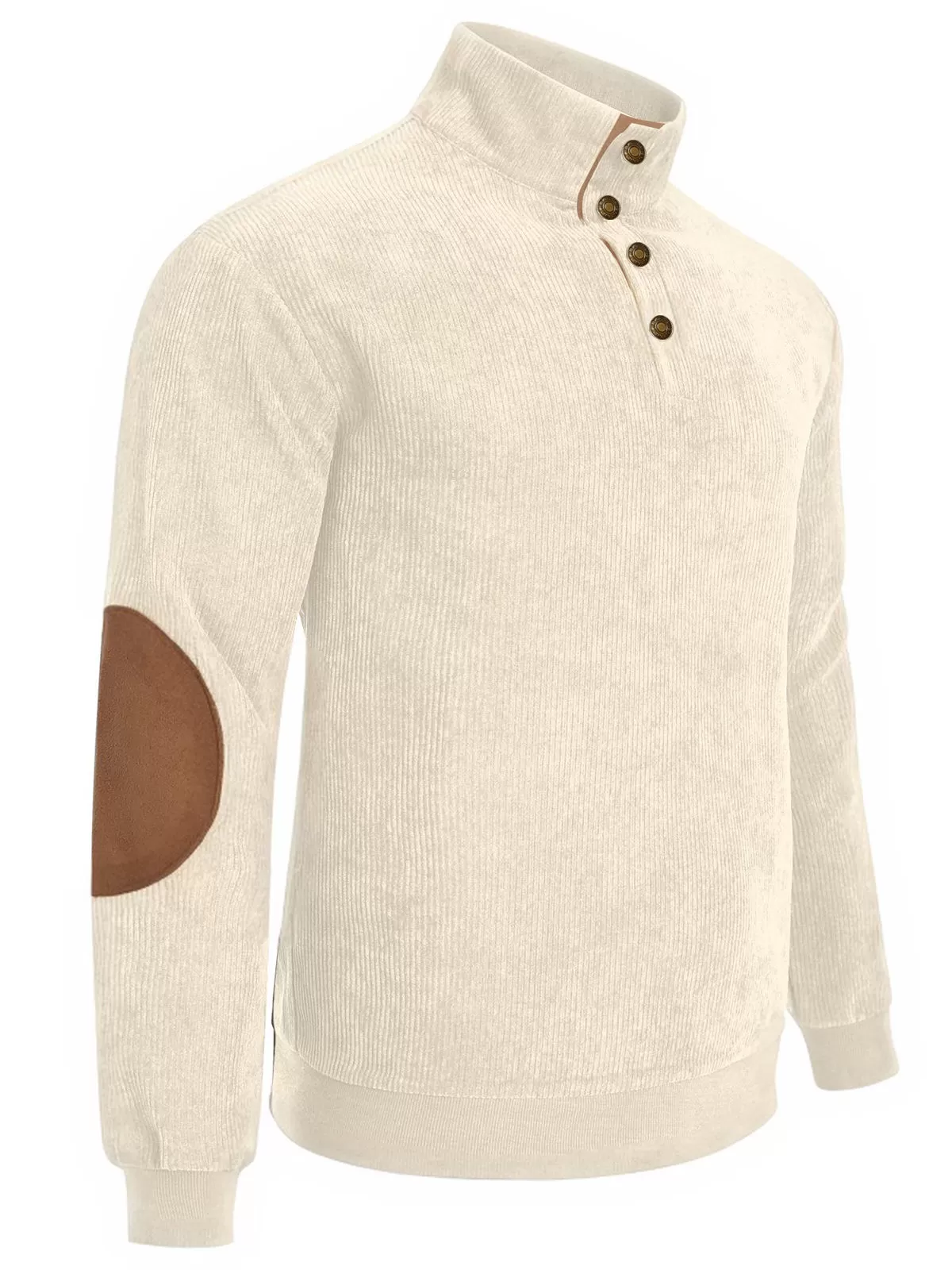 Half-open Collar Pullover Sweatshirt, 3 of 6