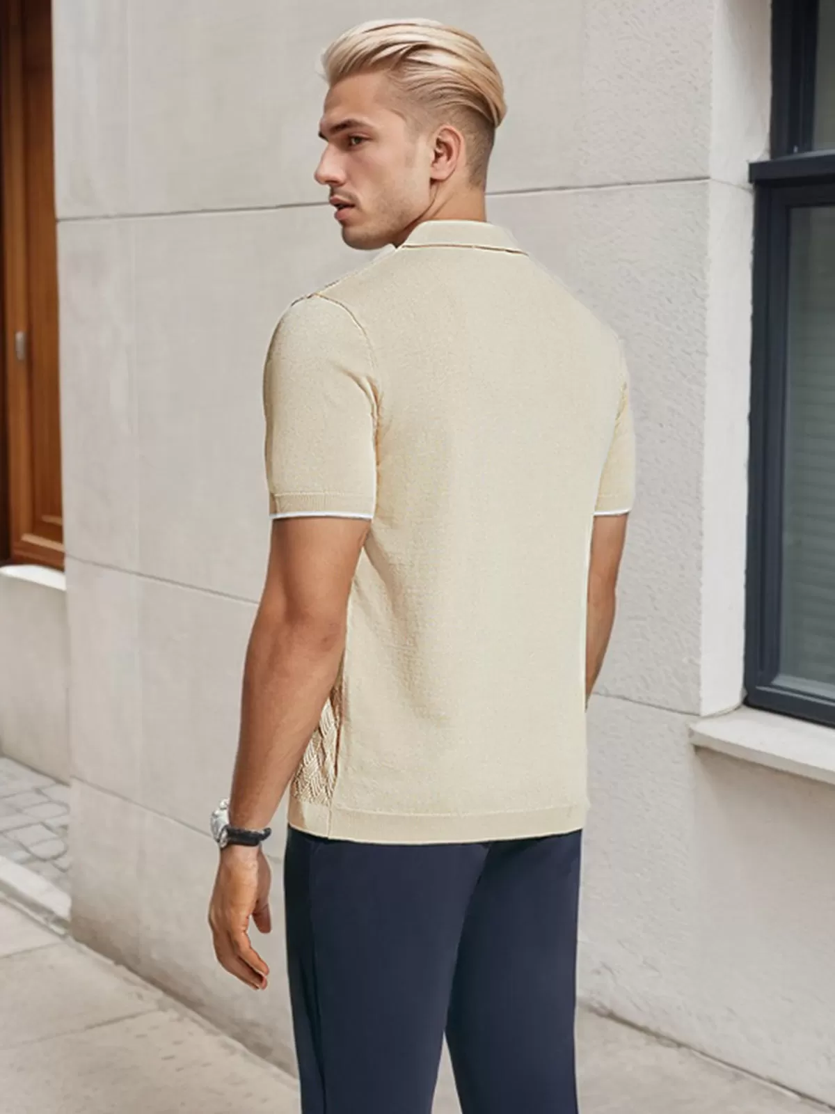 Crocheting Button Down Polo Shirts with Pocket, 2 of 6