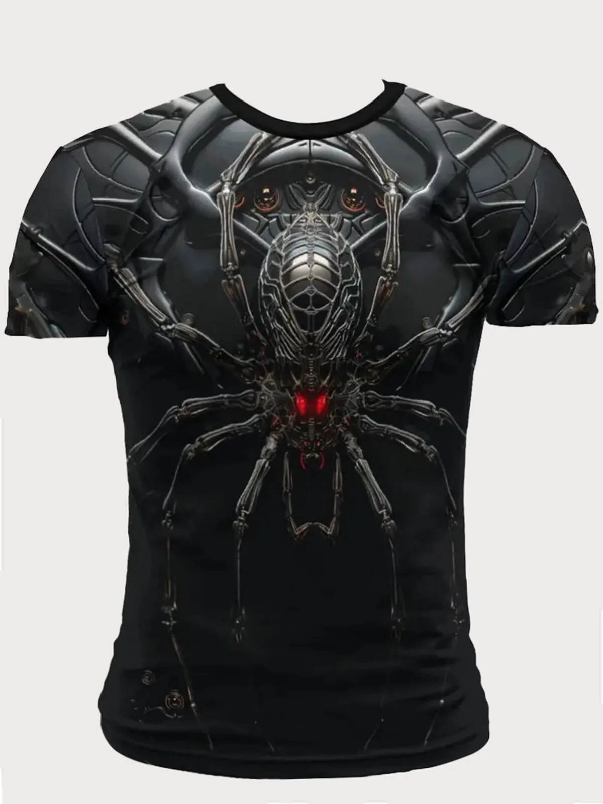 All Over Print Round Neck Regular T-shirt, 4 of 5