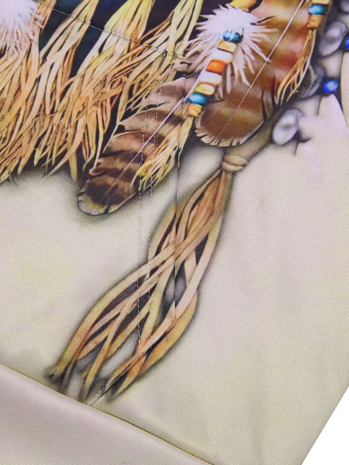 Graphic Lace-up Hooded Regular Sweatshirt, 6 of 6