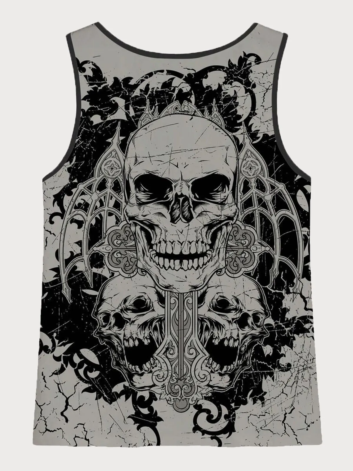 Skeleton Round Neck Tank, 2 of 3