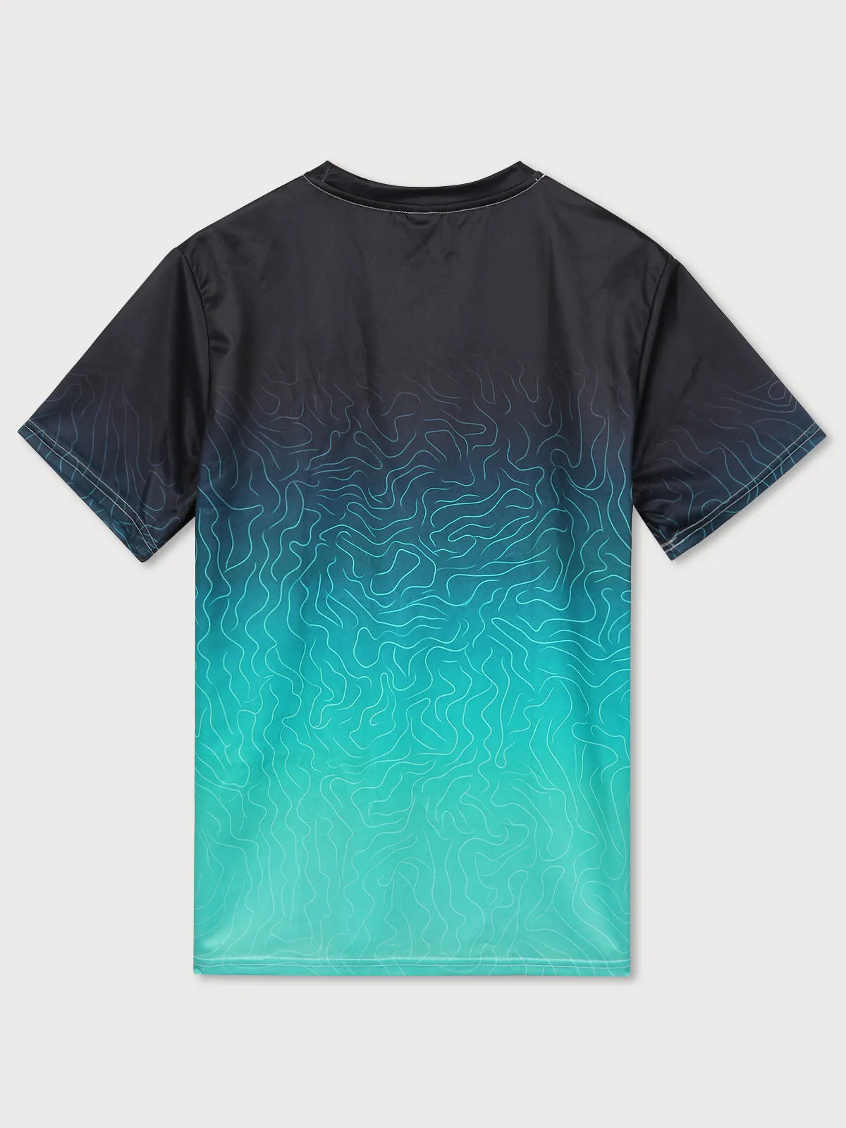 Gradient Round Neck Regular T-shirt, 6 of 9