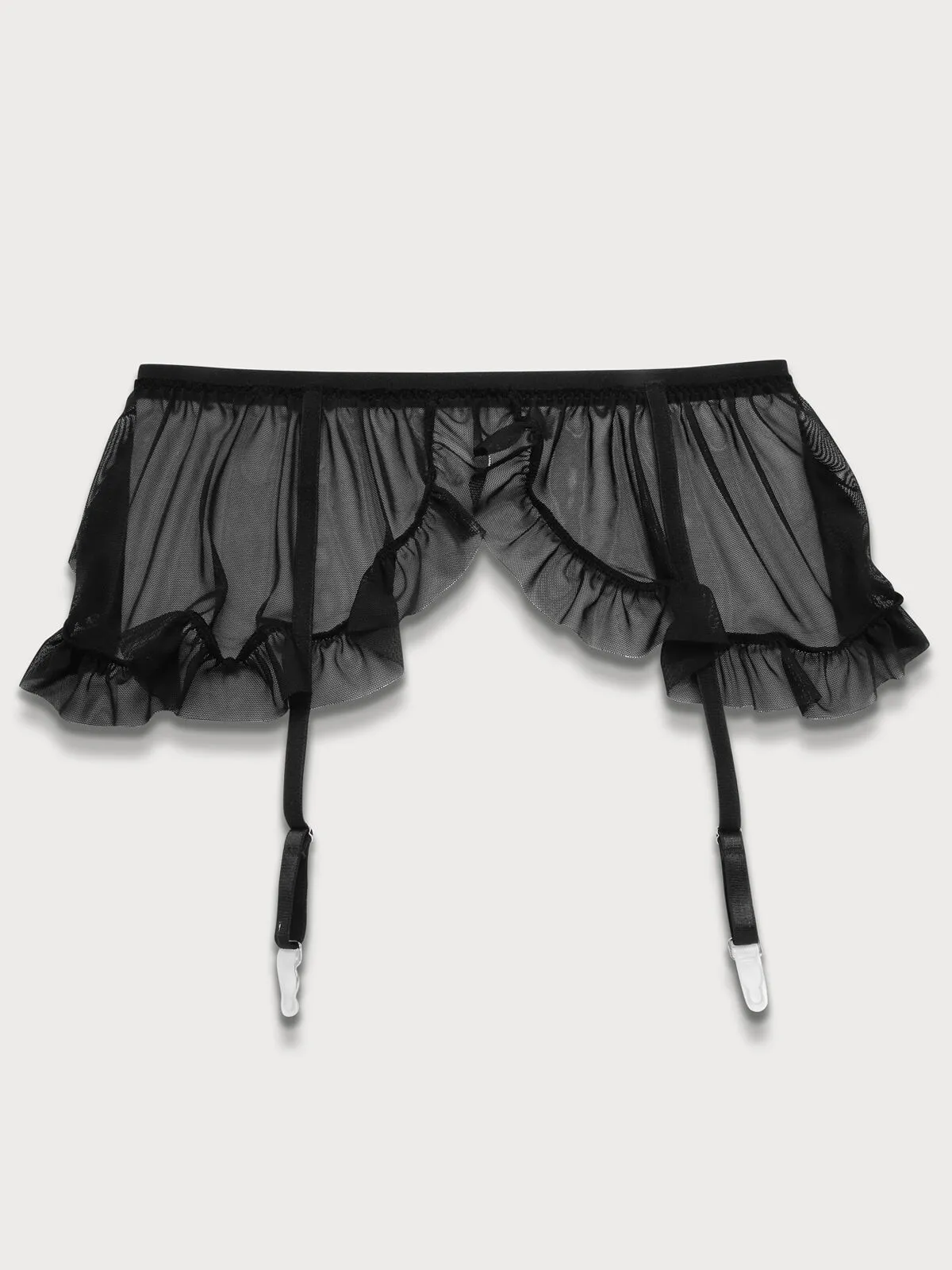 2pcs Set Solid Lace Sexy Lingerie Set, 4 of 9