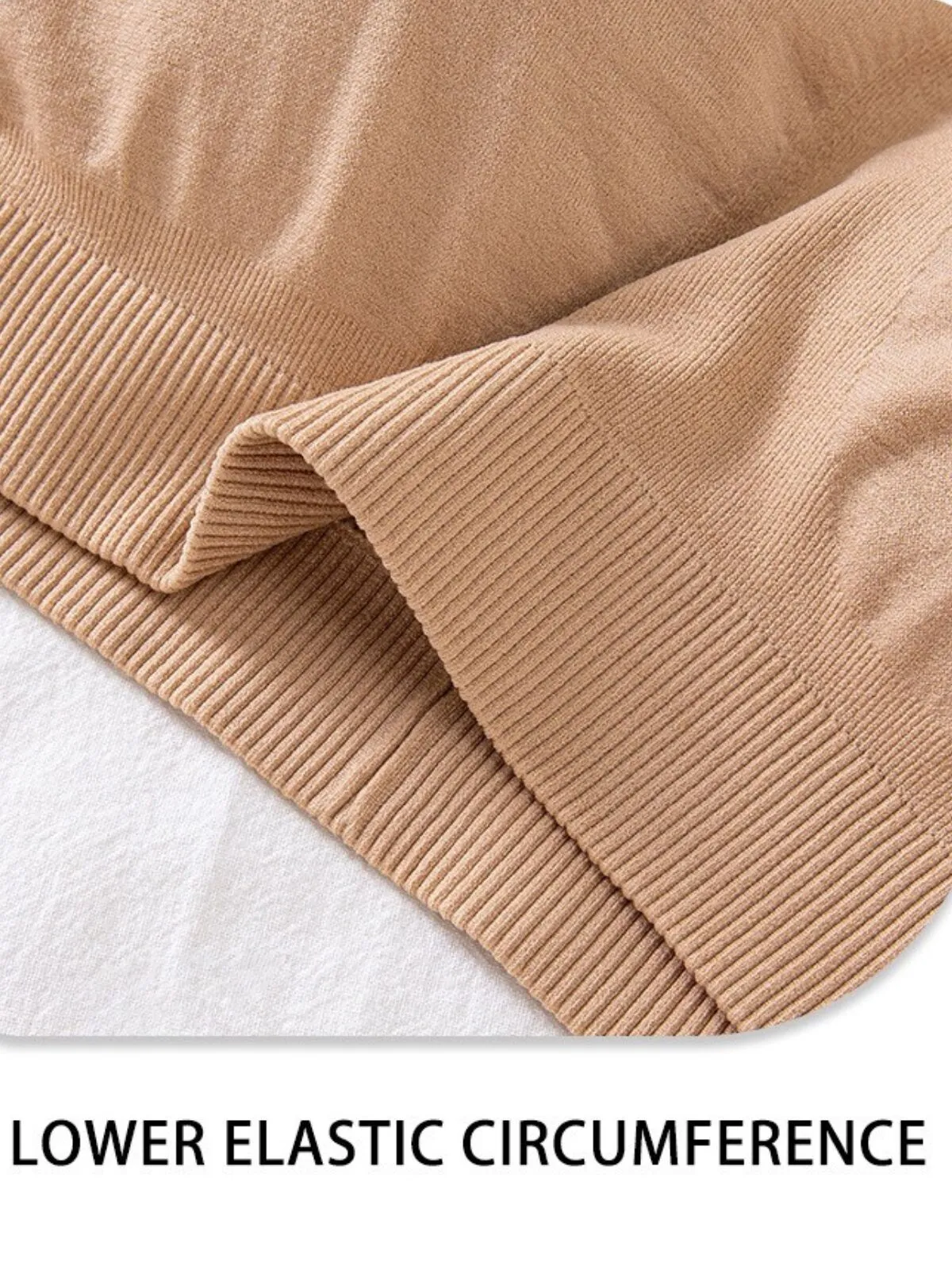 1pc Non-Slip Silicone Padded Strapless Wireless Tube Top Solid Rib-knit Bras, 8 of 12