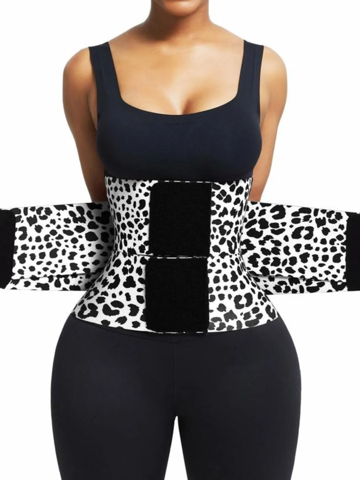 Leopard Tummy Control Body Shaper Corset Sexy Tank, 1 of 2
