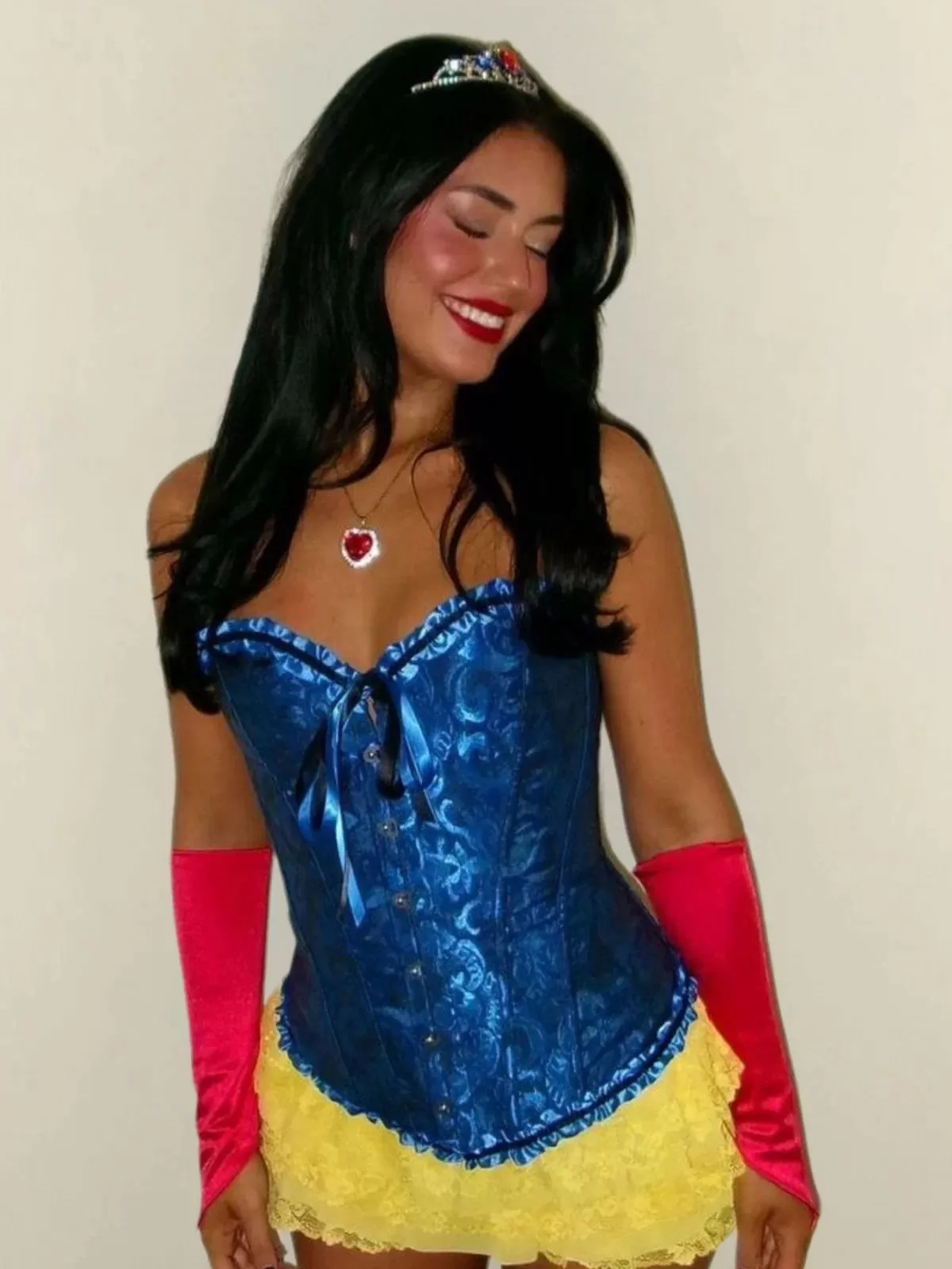 Halloween Lace Push Up Bodyshaper Lace-up Strapless Corset Bandeau, 2 of 8