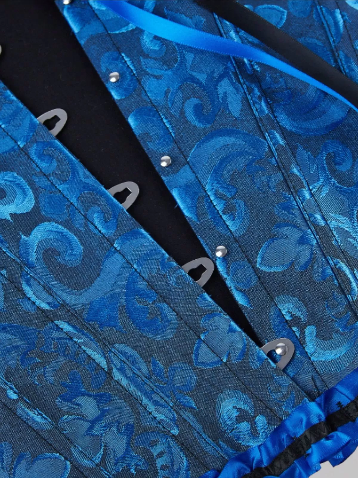 Halloween Lace Push Up Bodyshaper Lace-up Strapless Corset Bandeau, 8 of 8