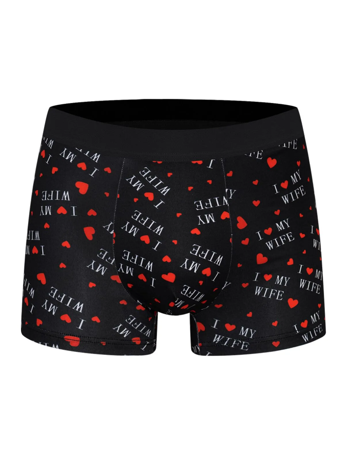 Men's Underwear I Love My Wife Letter Boxers, 1 of 1