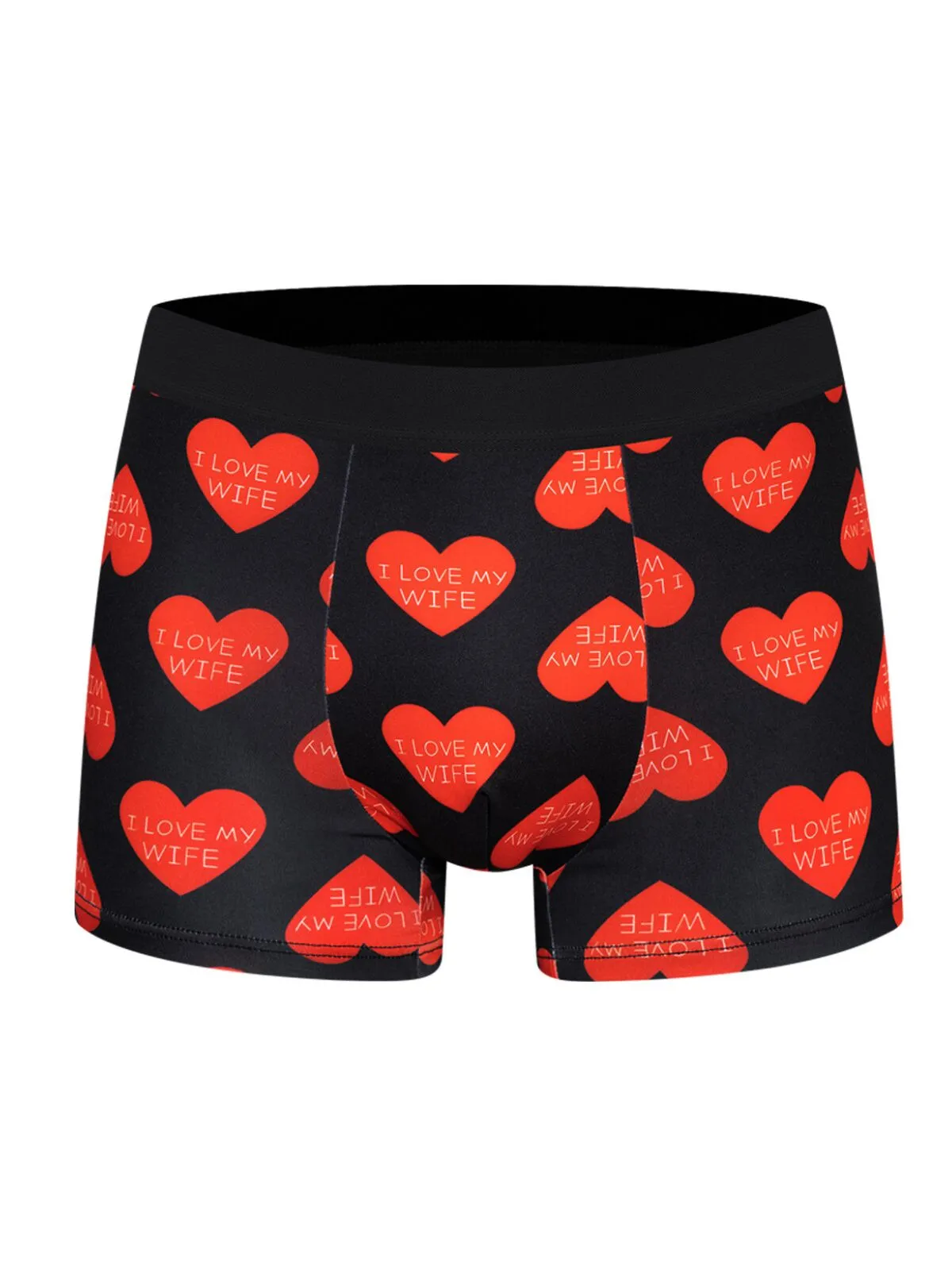 Men's Underwear All Over Print Heart Boxers, 1 of 1