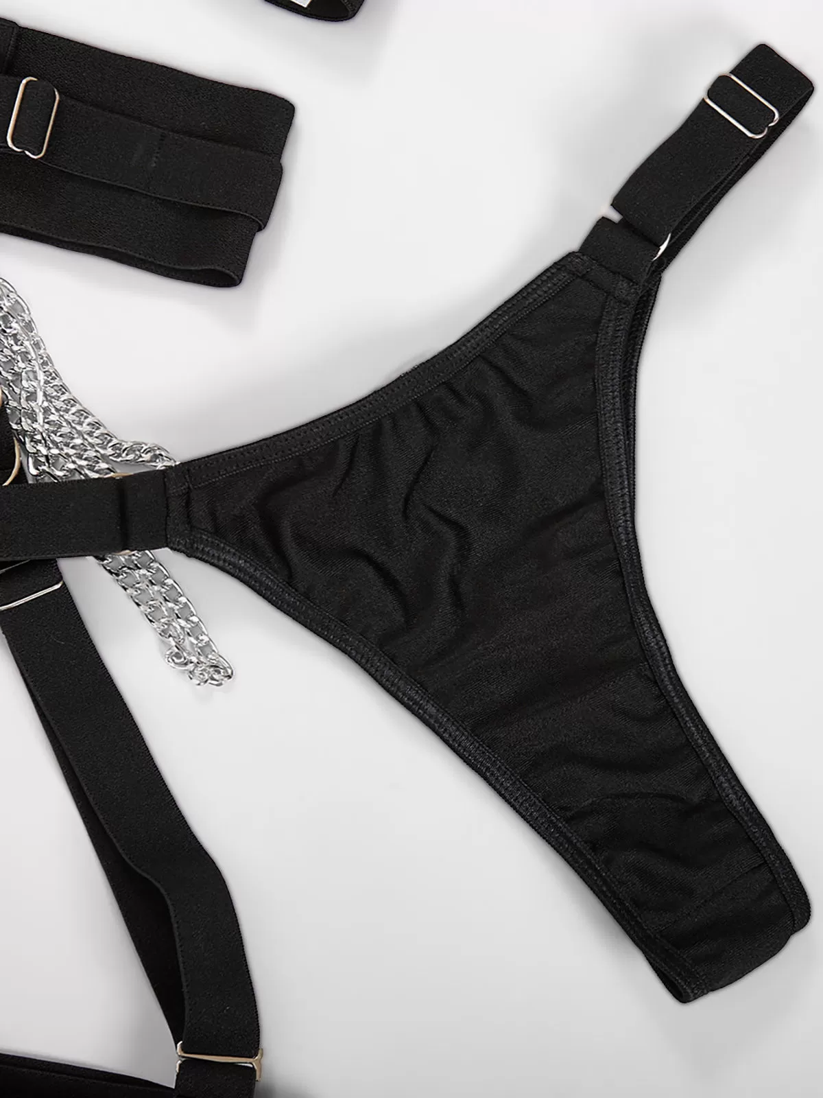 Solid Metal Button Sexy Lingerie, 4 of 6