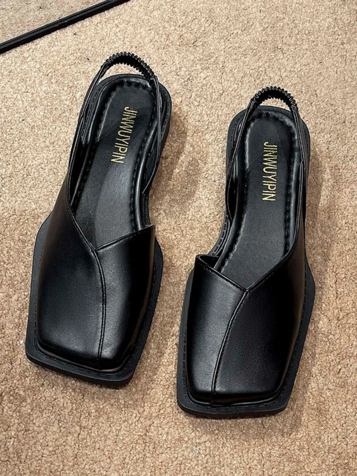 Casual Comfort Square Toe All Season Flat Sandals, 2 of 3