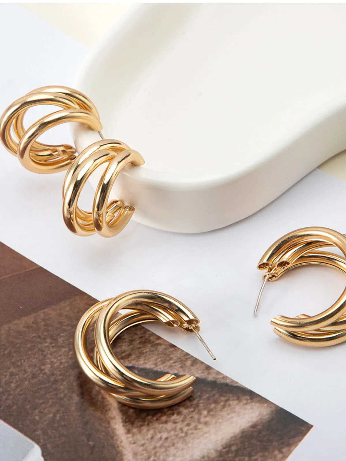 Elegant Style 1 Pair Geometric Lron Earring, 5 of 5