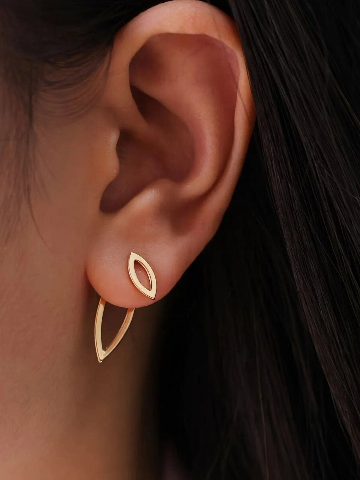 Elegant Style 1 Pair Copper Stud Earrings, 2 of 2