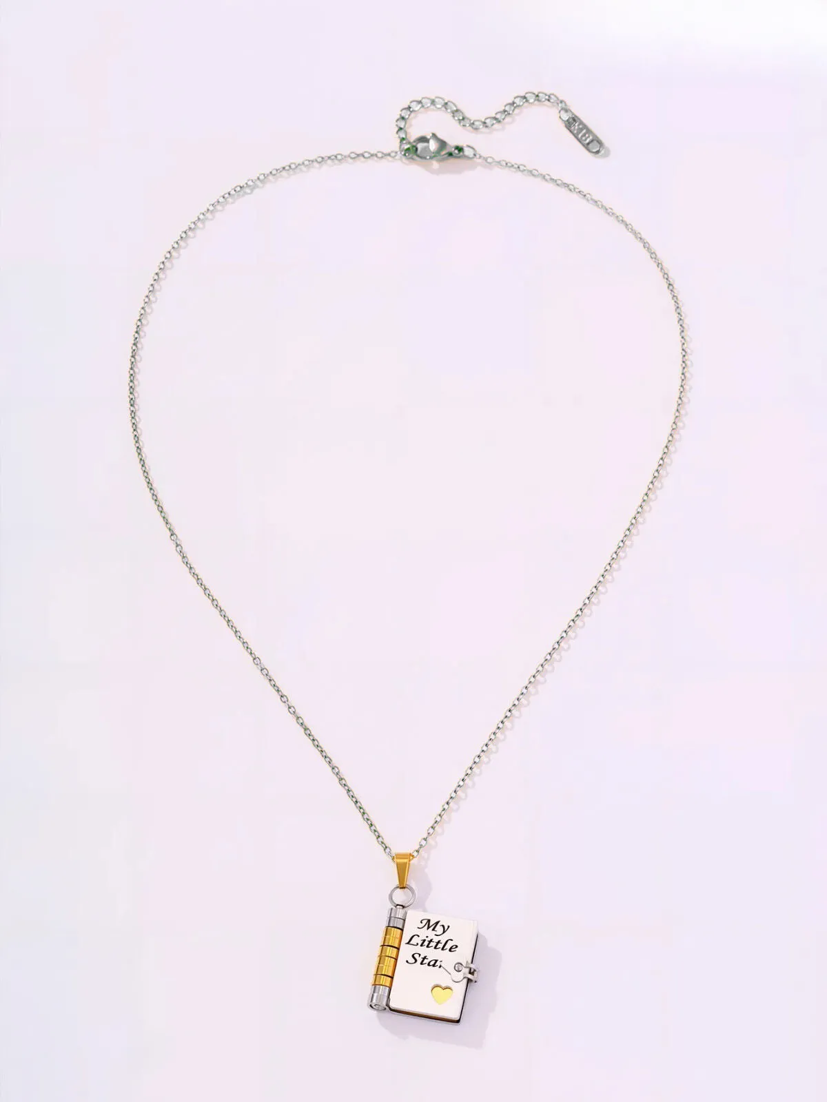 1PC My Little Star Book Necklace For Birthday Day Gift Graduation Jewelry of Love, 3 of 5