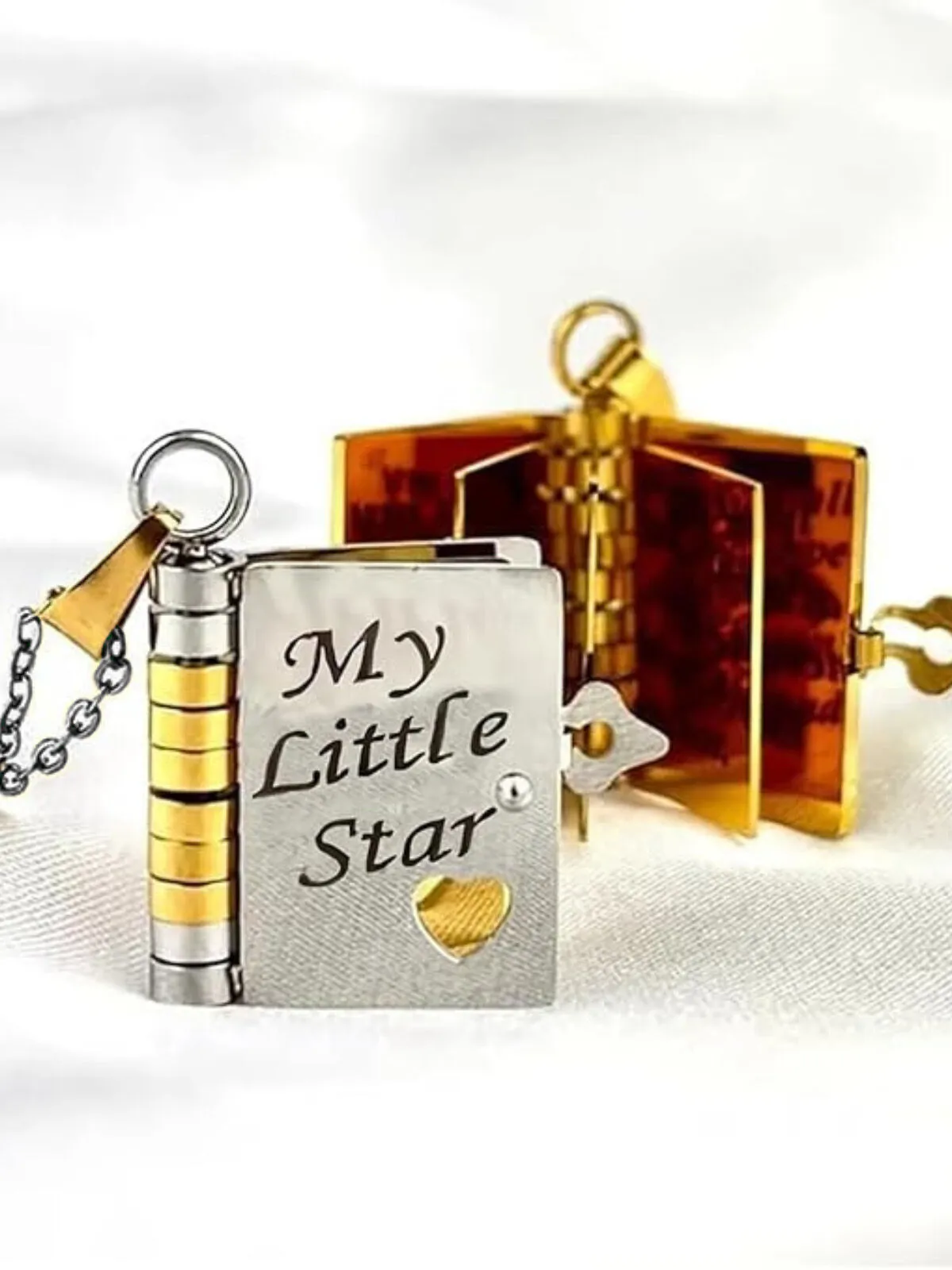 1PC My Little Star Book Necklace For Birthday Day Gift Graduation Jewelry of Love, 5 of 5