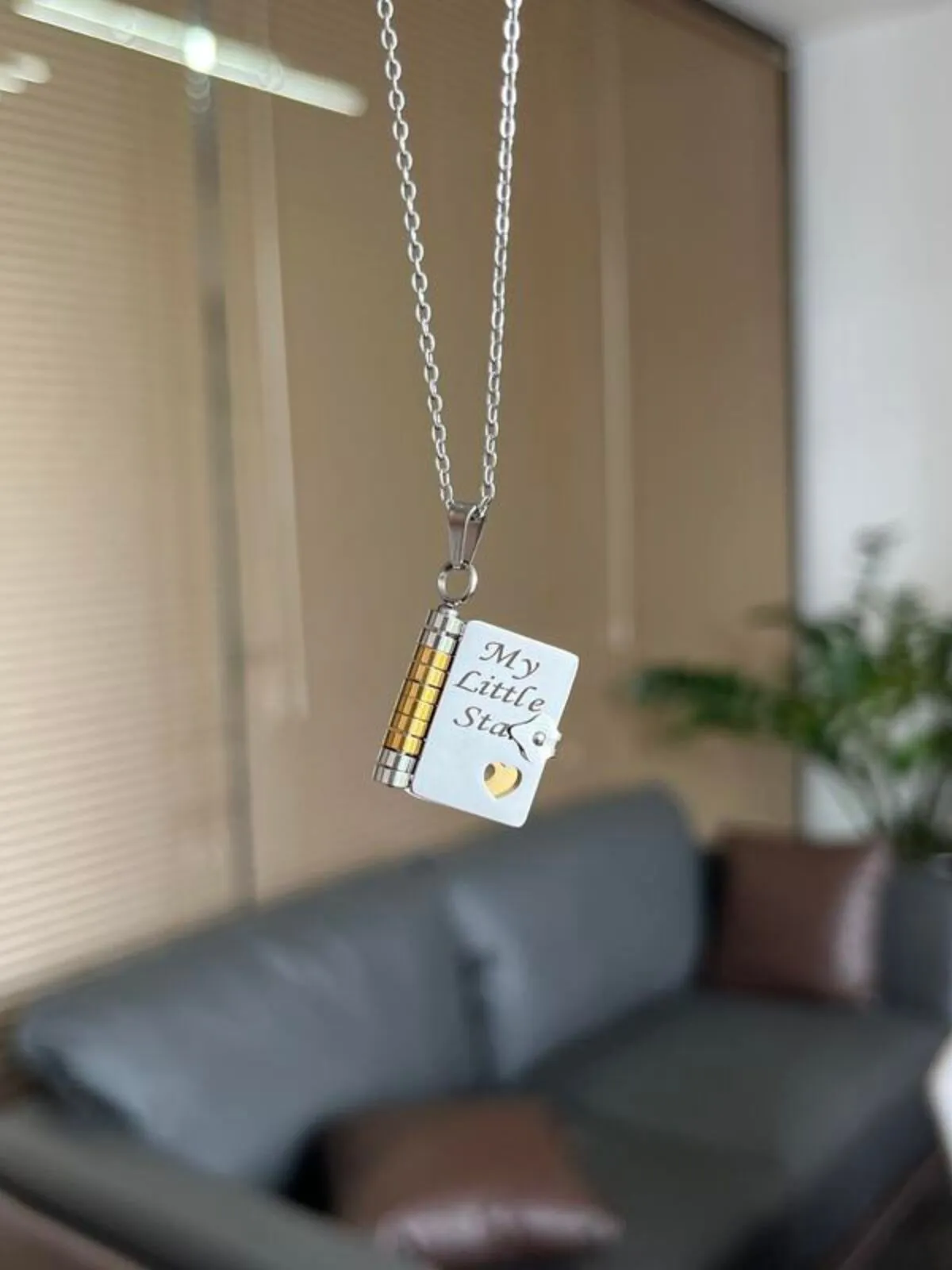 1PC My Little Star Book Necklace For Birthday Day Gift Graduation Jewelry of Love, 1 of 6