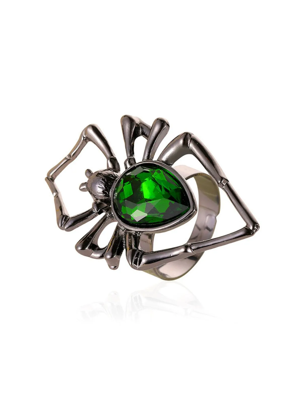 Halloween Fashion Gothic Personality Exaggeration Dark Spider Rings, 2 of 2