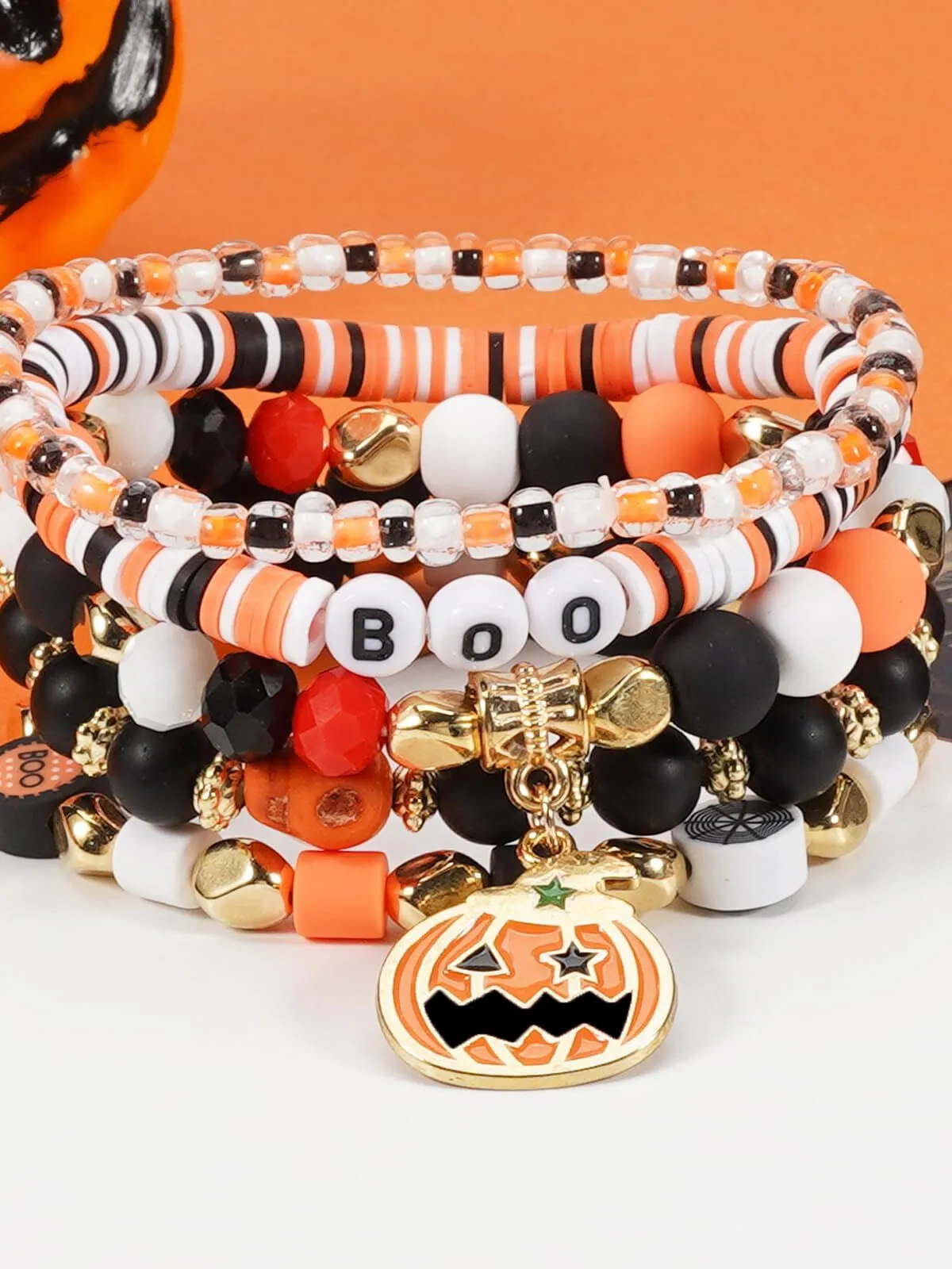 Halloween 5pcs Fantasy Friendship Jewellery Gift Bracelet for Halloween Christmas Party Decoration, 6 of 7