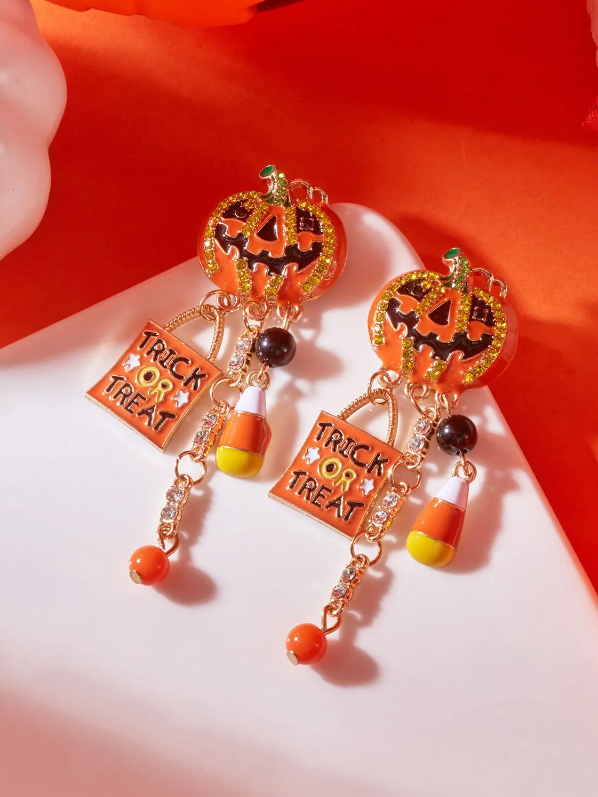 Halloween 1 Pair Chain Copper Stud, 2 of 5