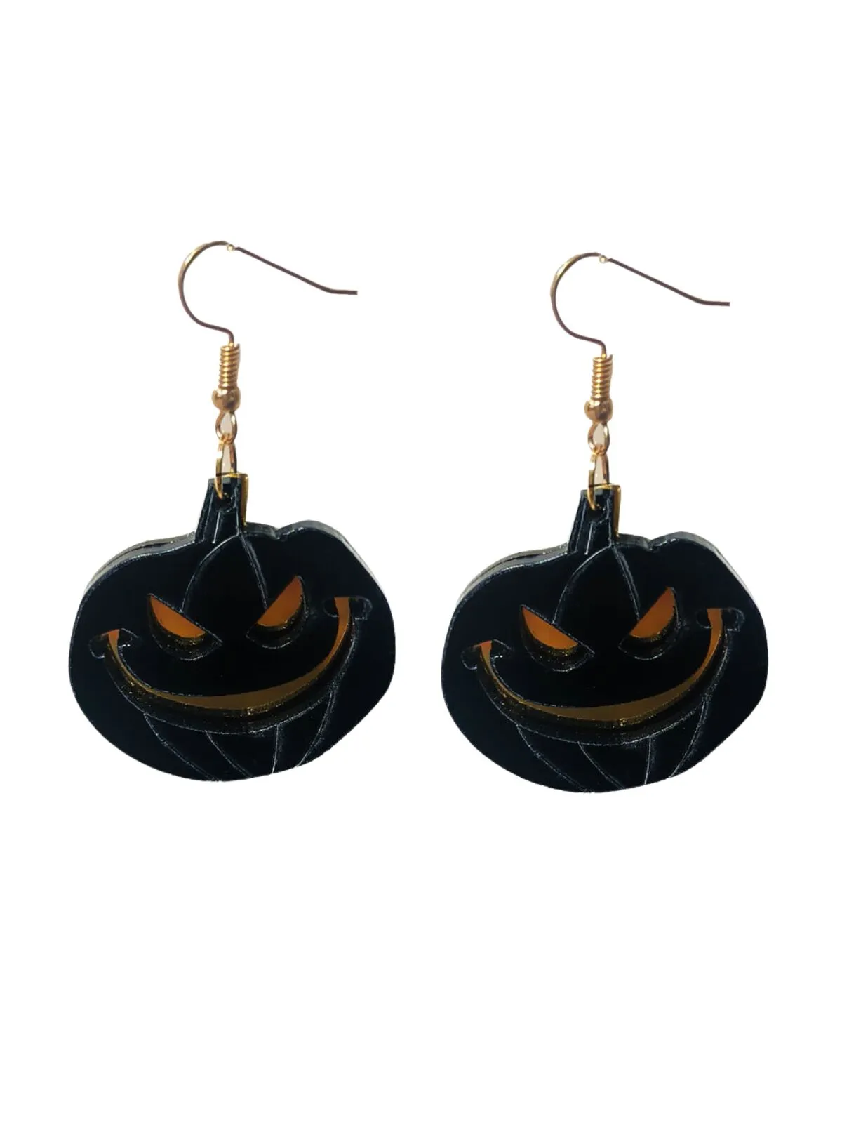 Halloween 1 Pair Fashionable Shaped Dark Punk Style Personality Pendant Earrings, 1 of 1
