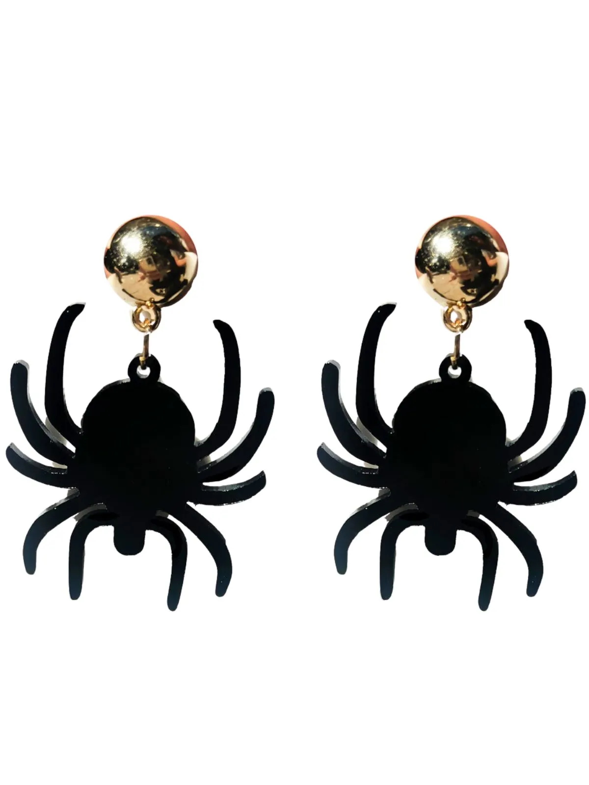 Halloween 1 Pair Fashionable Shaped Dark Punk Style Personality Pendant Earrings, 1 of 1