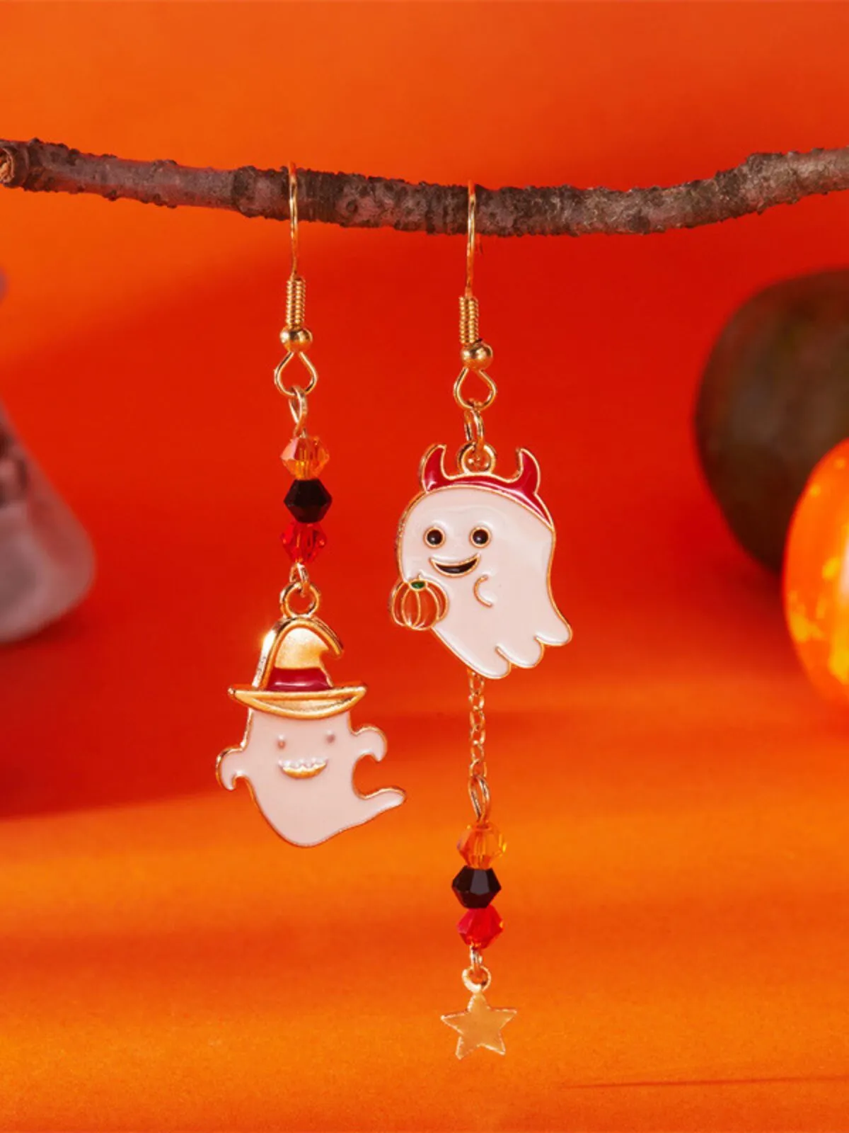 Halloween 1 Pair Ghost Cartoon Earring, 1 of 5