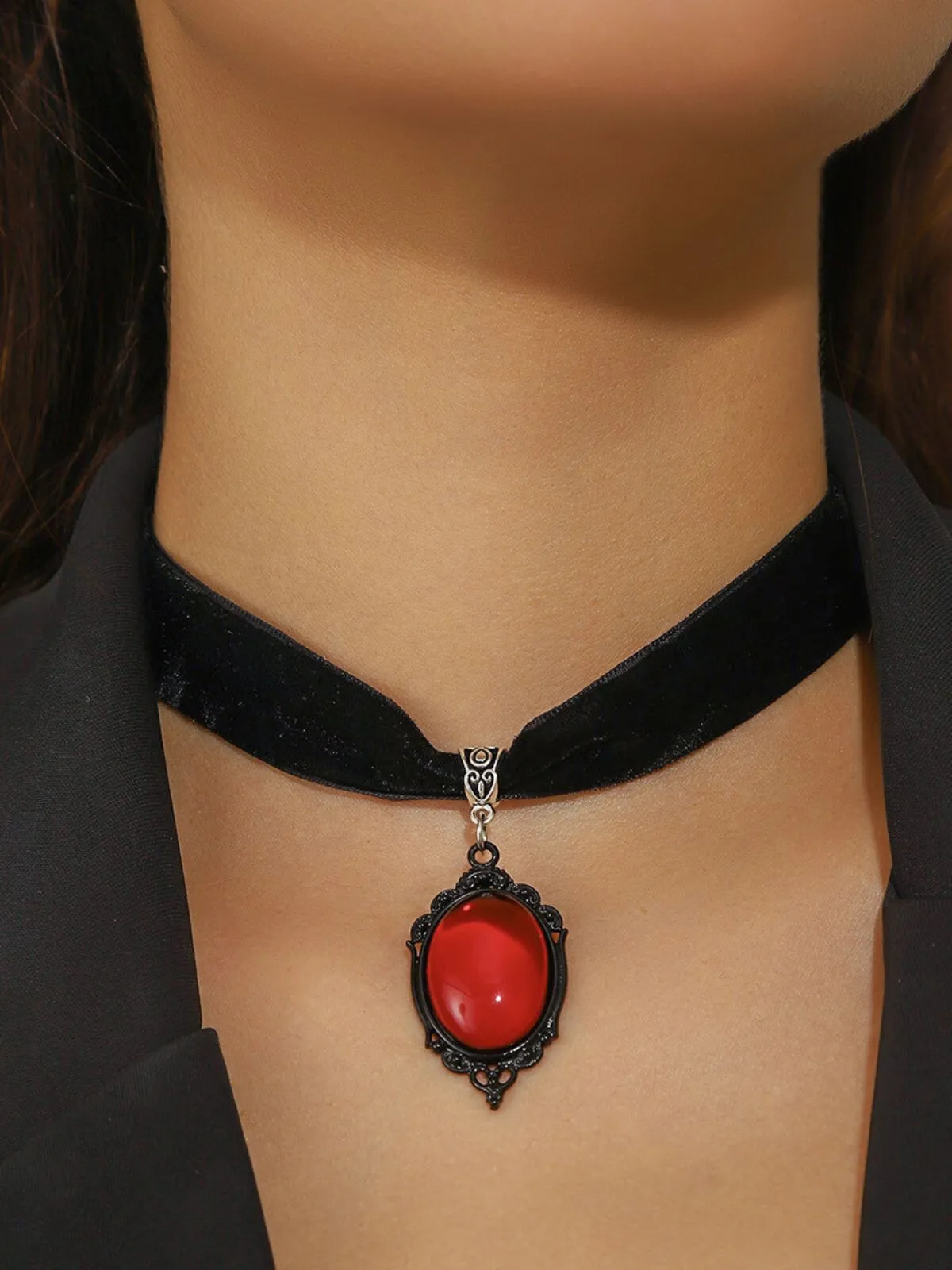 Halloween 2pcs Titanium Steel Necklace, 1 of 3