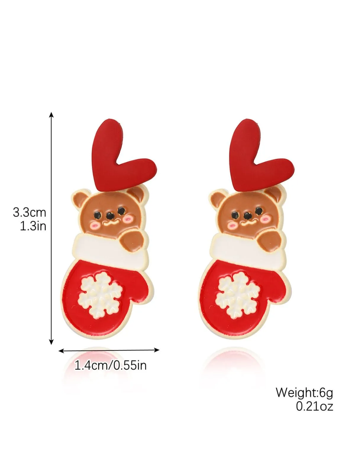 Christmas 1 Pair Stocking Alloy Earring, 2 of 4