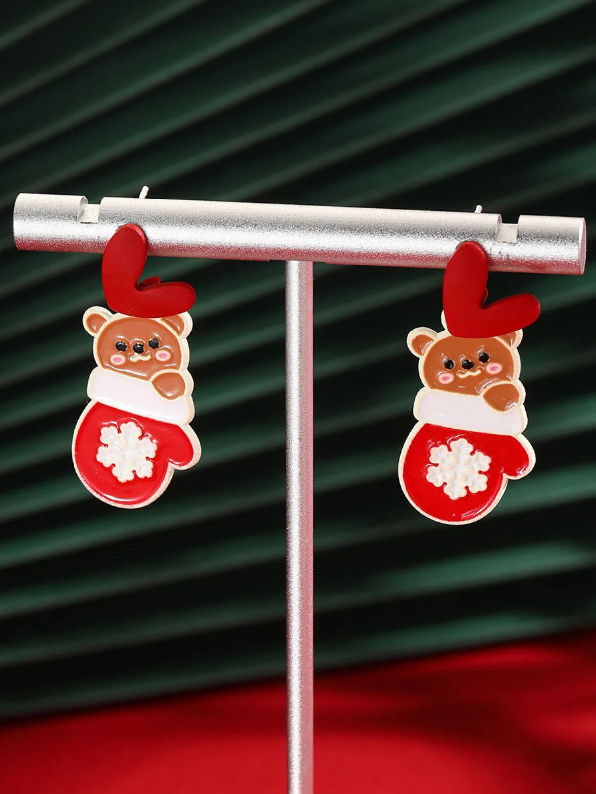Christmas 1 Pair Stocking Alloy Earring, 3 of 4