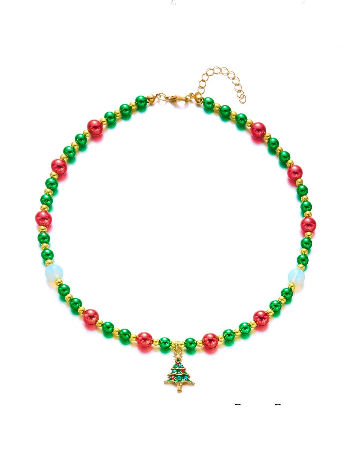 Christmas 1pc Themed Tree Pendant Necklace, 7 of 8