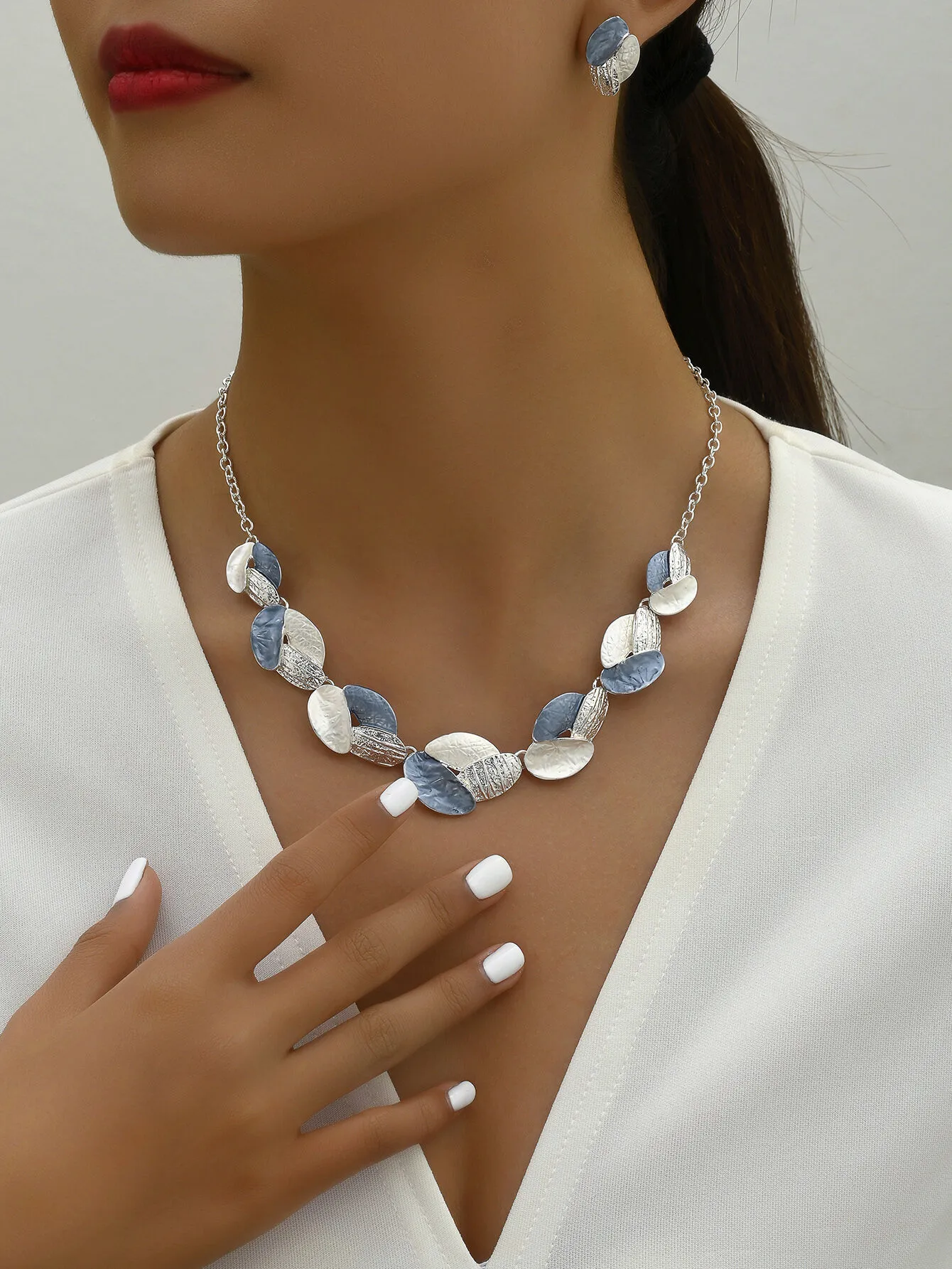 Casual Style 1pc Chain Alloy Necklace, 2 of 5