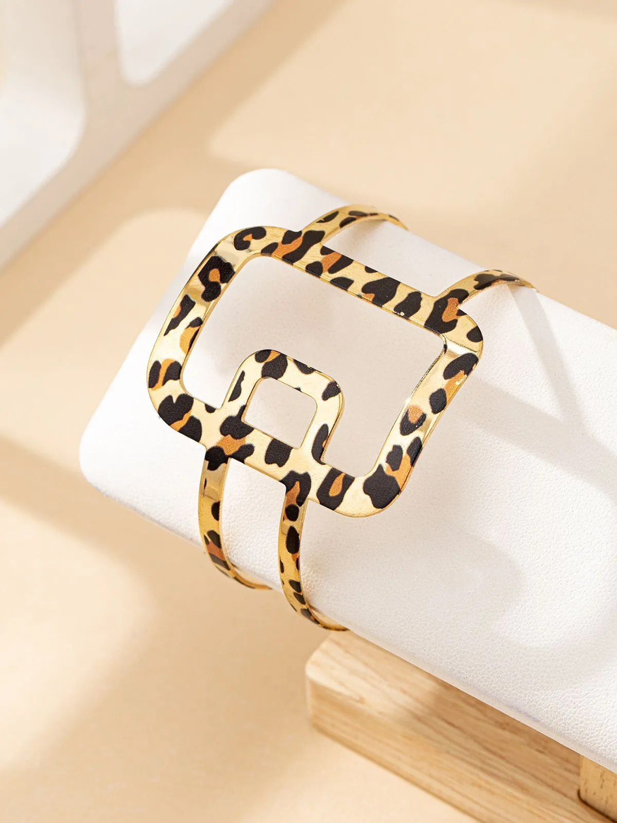 Vintage Style1pc Leopard Alloy Bracelet, 2 of 6