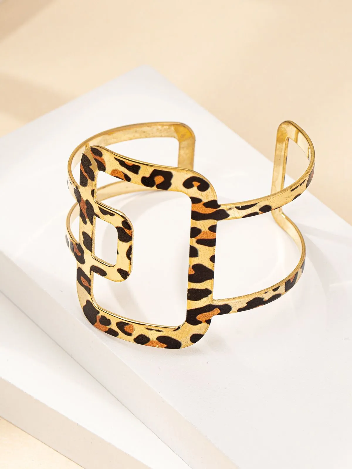 Vintage Style1pc Leopard Alloy Bracelet, 3 of 6