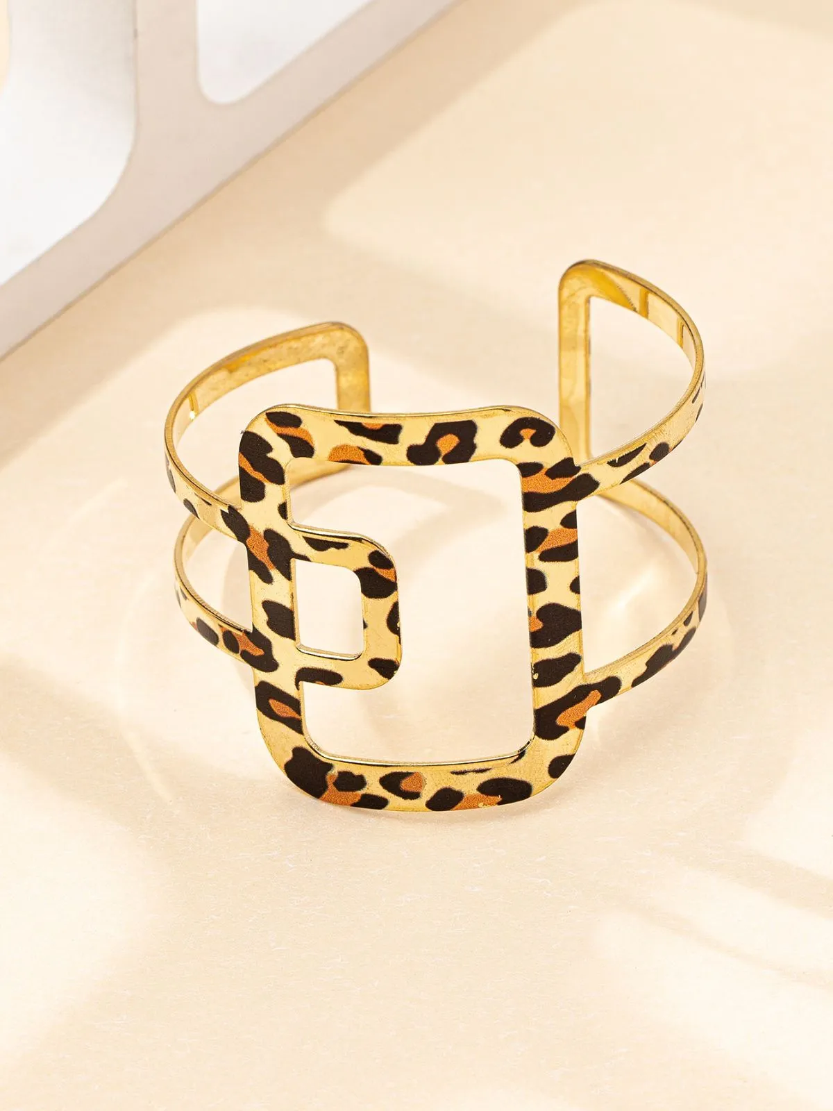 Vintage Style1pc Leopard Alloy Bracelet, 5 of 6