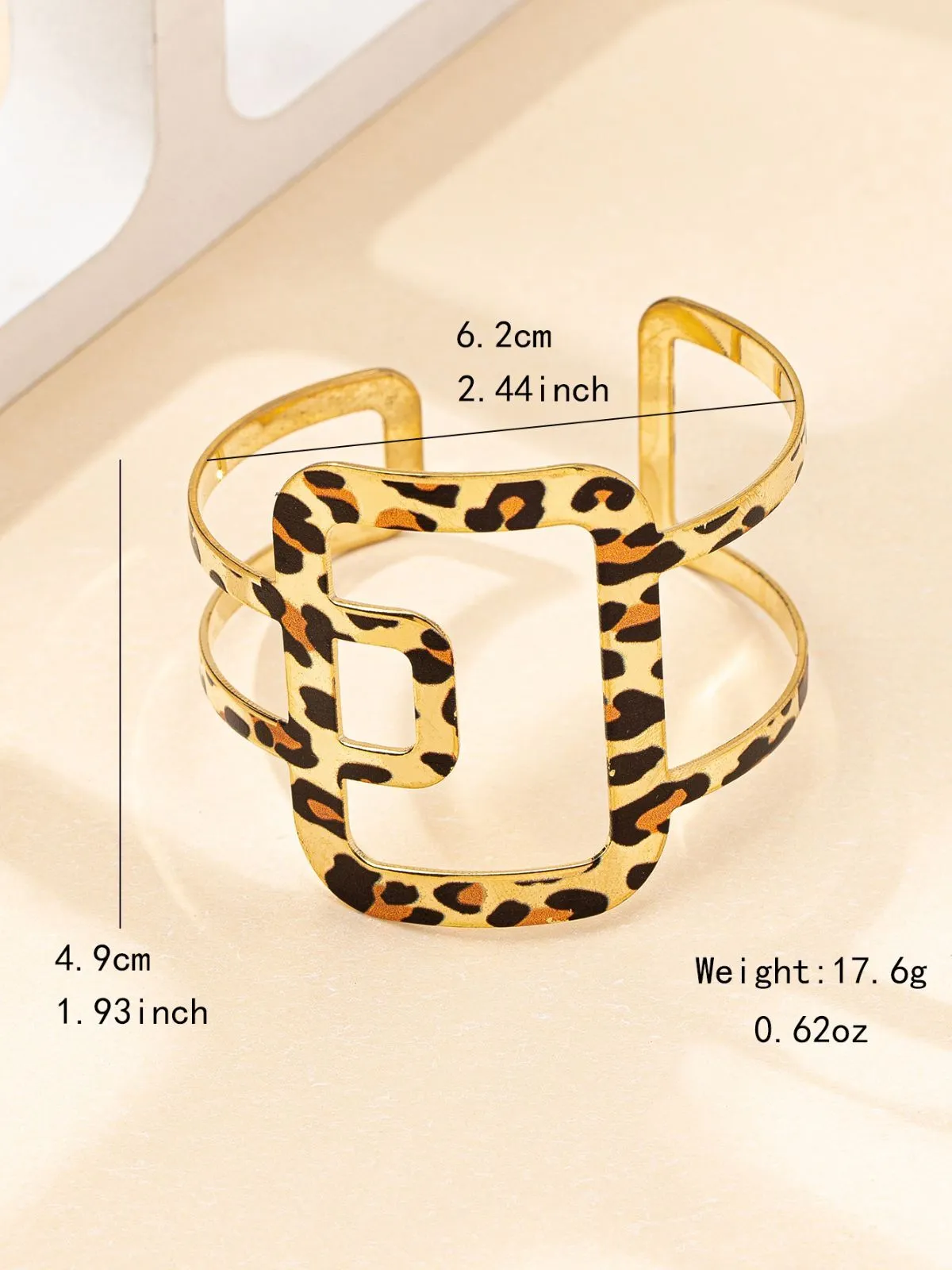 Vintage Style1pc Leopard Alloy Bracelet, 6 of 6