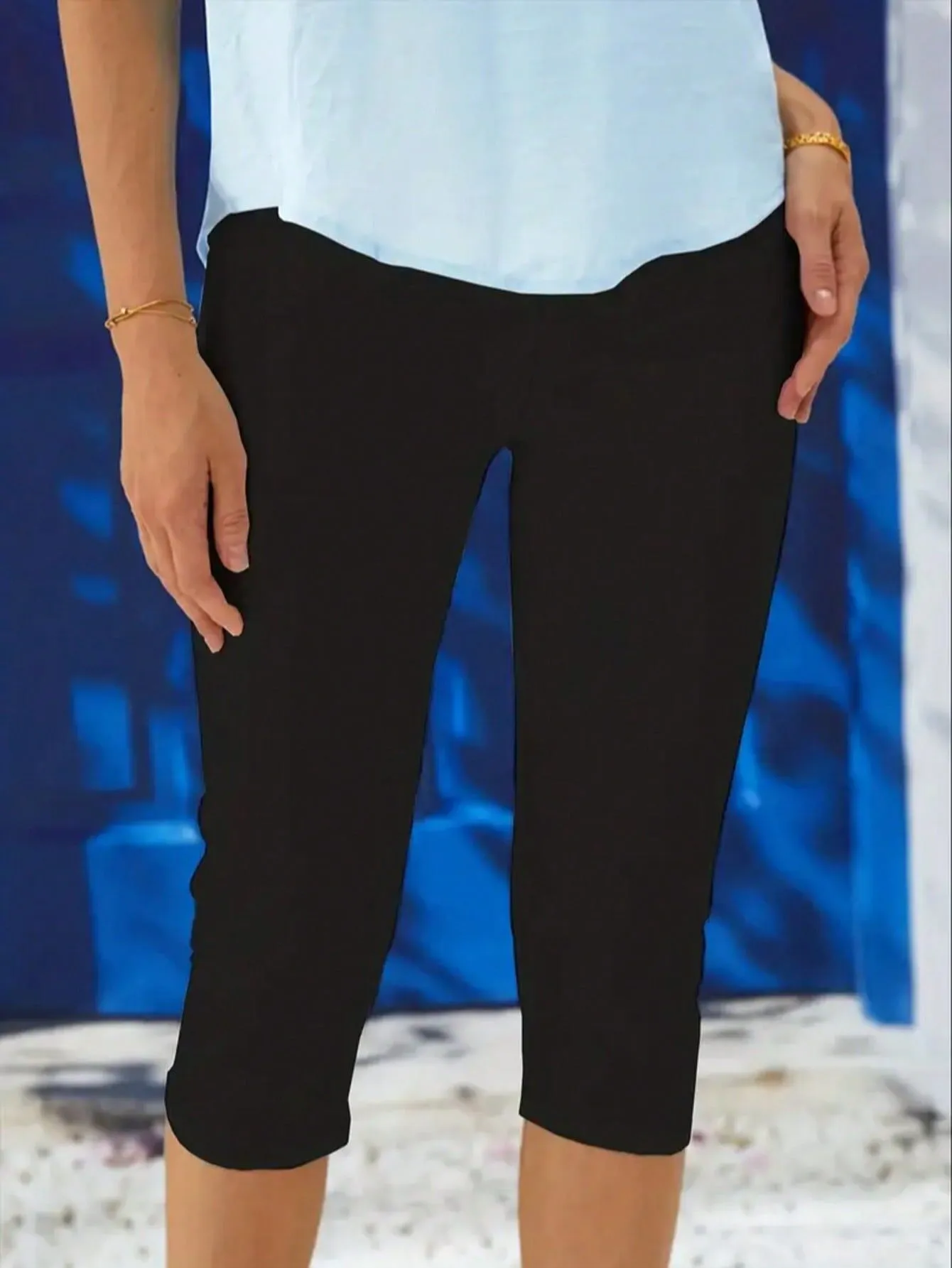 Solid High Rise Leggings, 3 of 3