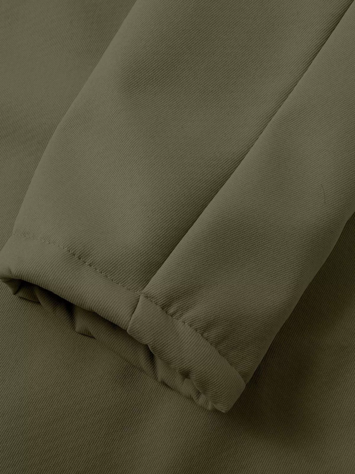 Men's Coat Winter Thicken Sherpa Faux Fur Heavyweight Warm Vintage Hooded Coat, 5 of 5