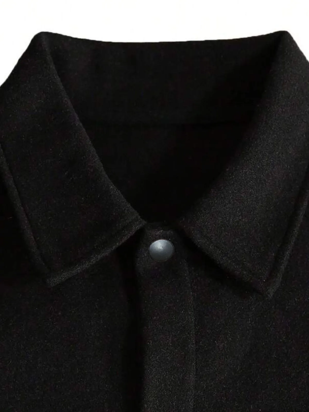 Men's Jacket Autumn Winter Short Woolen Business Fashion Turn Down Collar Outwear Multi-Pocket Jackets, 1 of 12