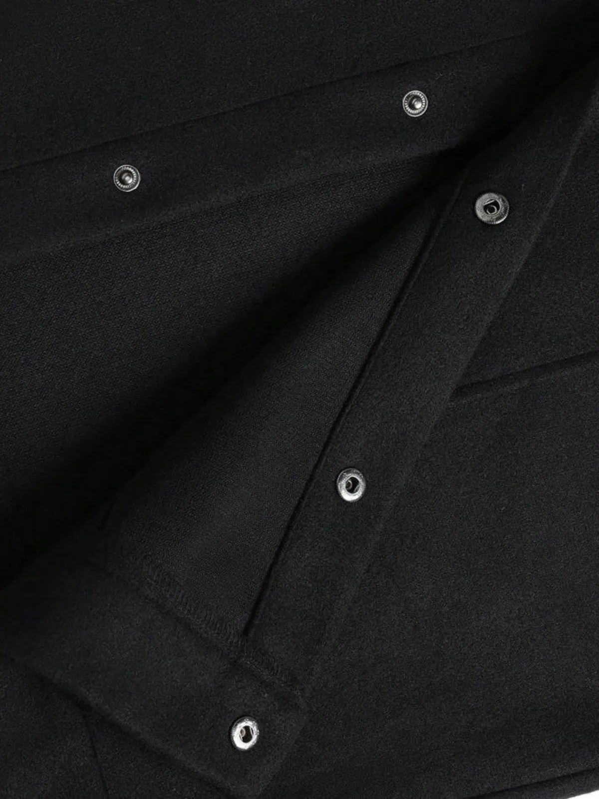 Men's Jacket Autumn Winter Short Woolen Business Fashion Turn Down Collar Outwear Multi-Pocket Jackets, 9 of 12