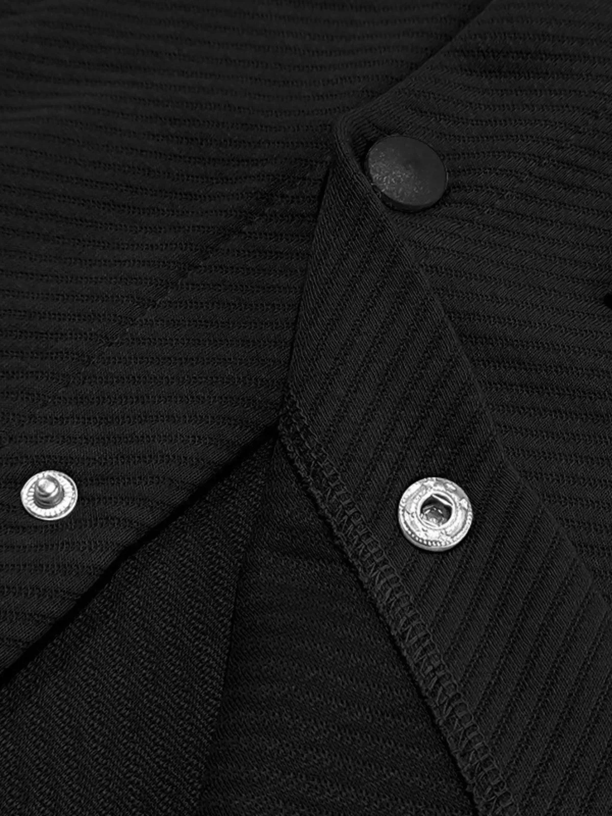 Men's Jacket Transition Jacket Daily Lightweight Jacquard Plain Classic Lapel Jacket, 5 of 7