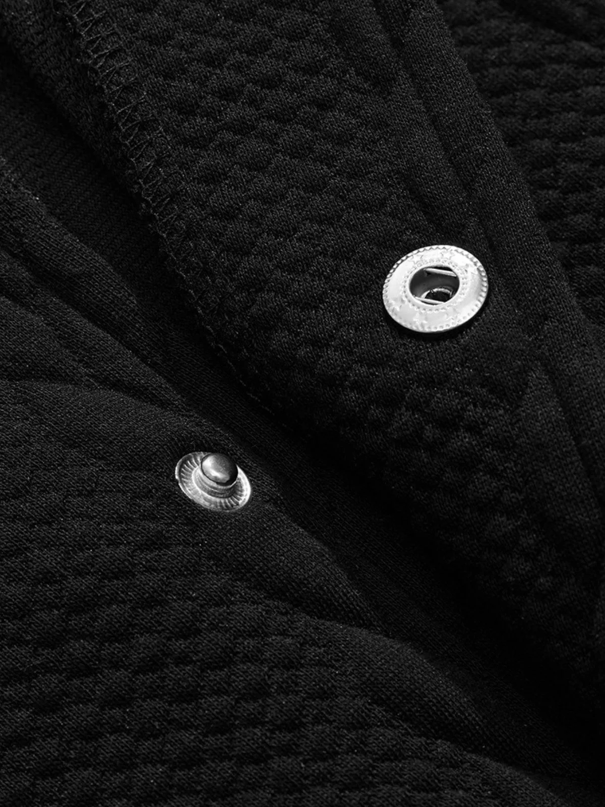 Men's Jacket Baseball Stylish Jacquard Buckle Design Fashion Cardigan Lightweight Jacket, 7 of 10