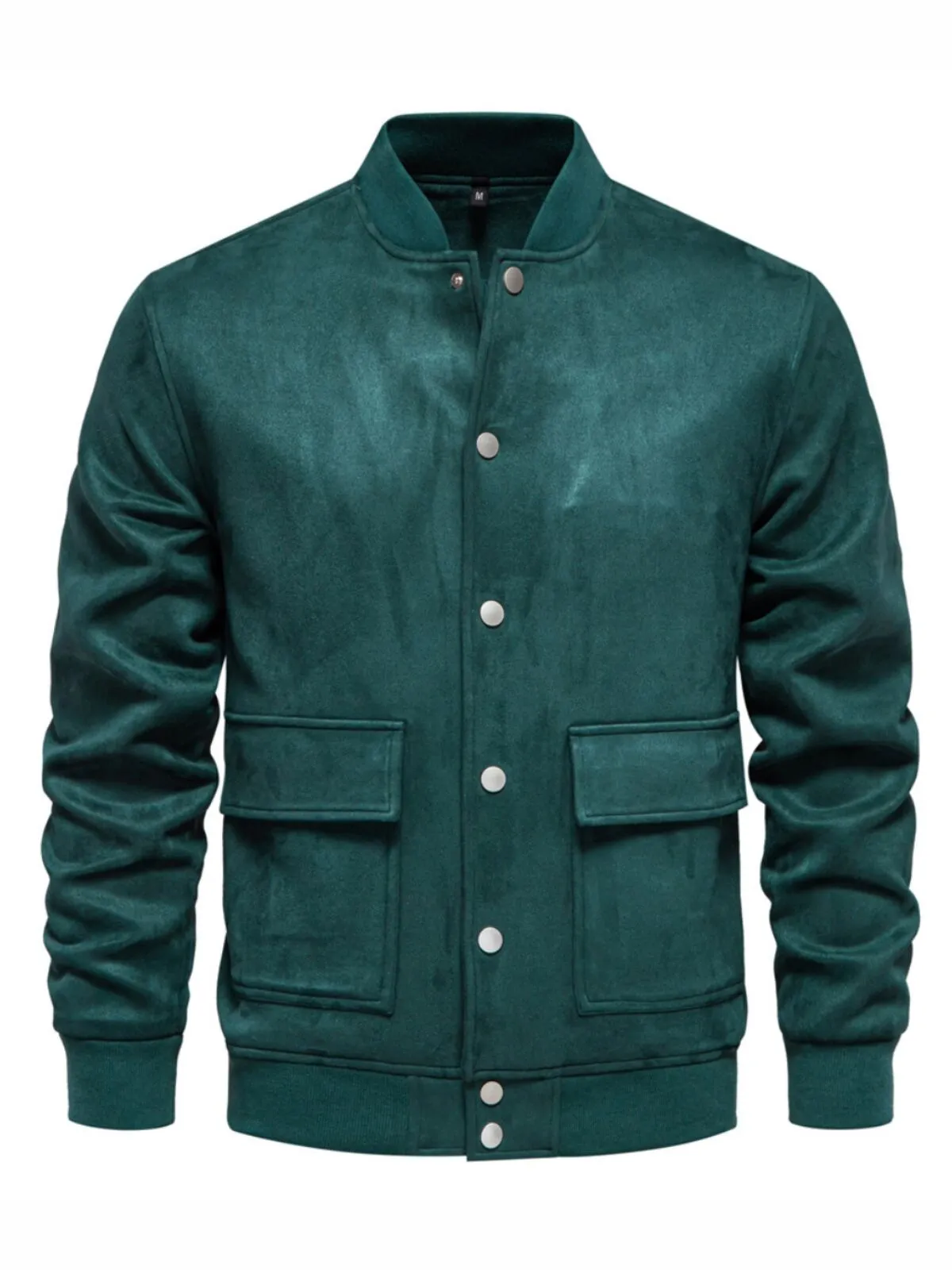 Men's Jacket Baseball Varsity Bomber Jacket Faux Fur Casual Lightweight Fit Jacket, 1 of 3